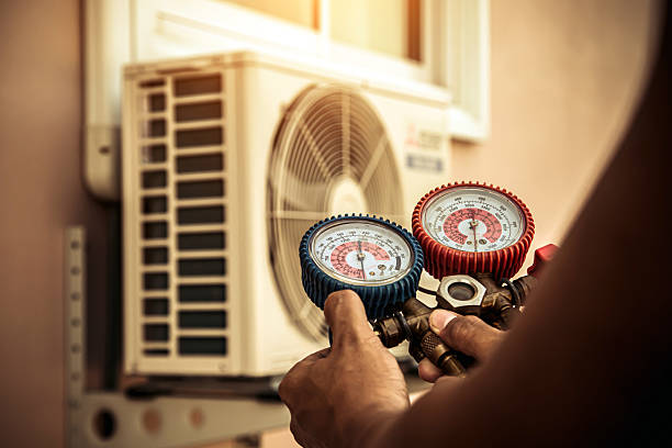Professional Hvac Installation technician working in Stoughton, MA